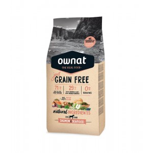 Ownat Just Cão Grain Free Adult Salmão & Seafood 14kg